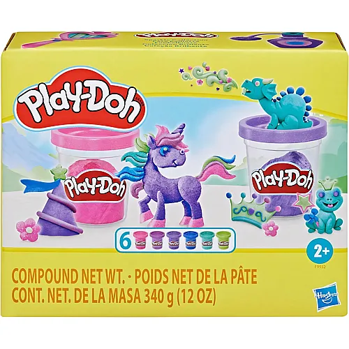 Play-Doh 6er-Pack Funkelknete