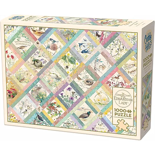 Cobble Hill Puzzle Landtagebuch Quilt - 1000 Teile