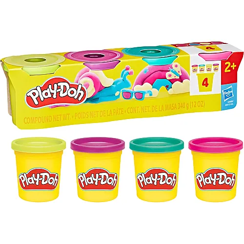 Play-Doh Kr�ftige Farben (4x85g)