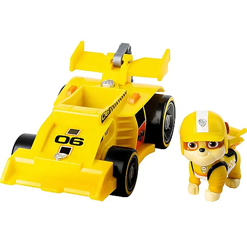 Spin Master Ready Race Rescue Paw Patrol Rubble Race & Go Deluxe Vehicle (13-16cm)
