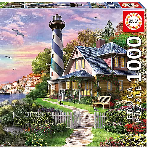 Educa Puzzle Lighthouse at Rock Bay (1000Teile)