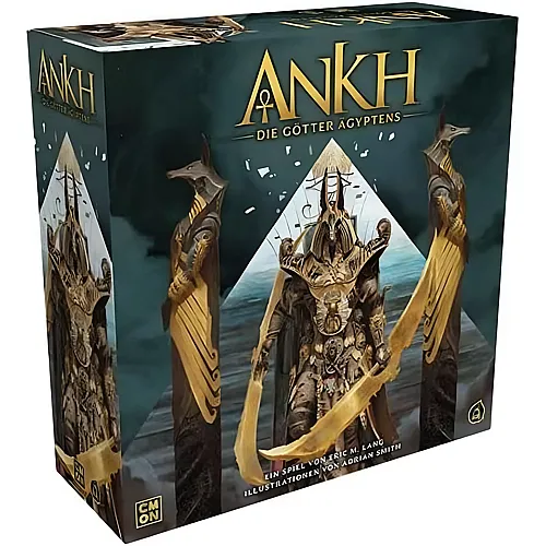 CMON | Ankh | Grundspiel | Kennerspiel | Strategiespiel | 2-5 Spieler | Ab 14+ Jahren | 90 Minuten | Deutsch