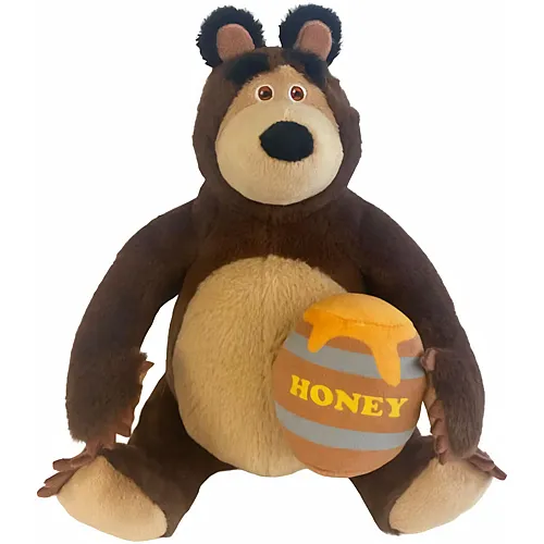 Simba Bear with honey pot - 25 cm