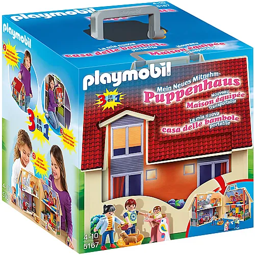 PLAYMOBIL Dollhouse Neues Mitnehm-Puppenhaus (5167)