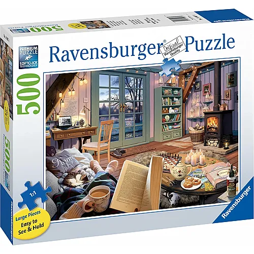 Ravensburger Puzzle Gem�tliche Leseecke (500Teile)