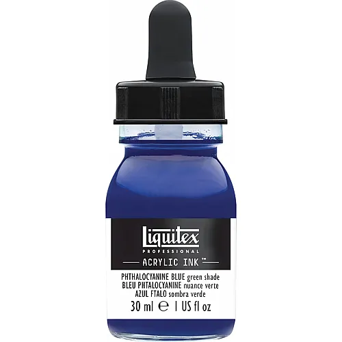 Liquitex Lqx Prof. Acrylic Ink 30ml Flasche Phthalozyaninblau Grãonton