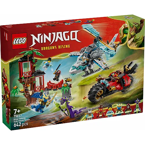 LEGO Ninjago Showdown am Baumhaus mit dem Ninja-Bike 71857