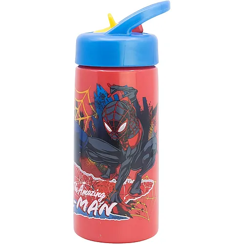 Sport-Trinkflasche mit Strohhalm 410ml