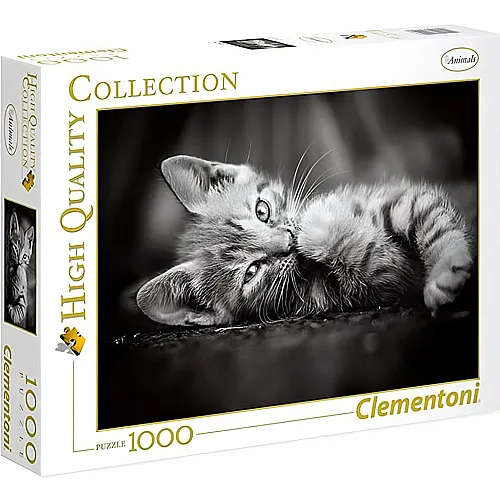Clementoni Puzzle High Quality Collection Katze Kitty (1000Teile)