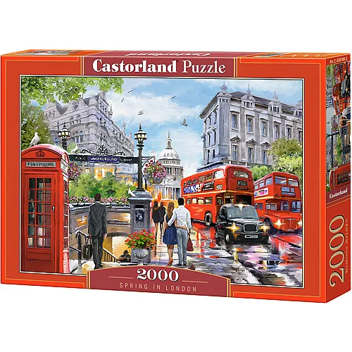 Castorland Puzzle Spring in London (2000Teile)