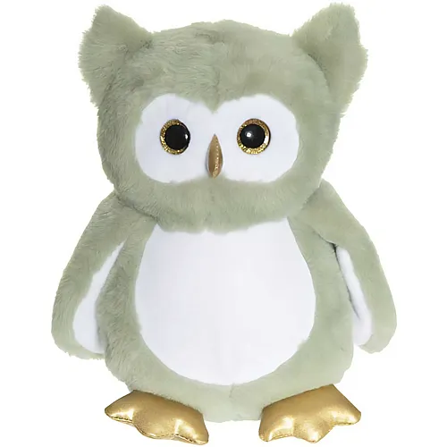 Teddykompaniet Eule Nachtleuchtend Gr�n - 25 cm