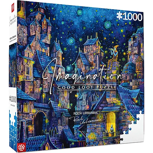 Good Loot Puzzle Imagination Series Roch Urbaniak Concert on The Chimney Detailed Picture Durable Product Numerous Hours of Fun