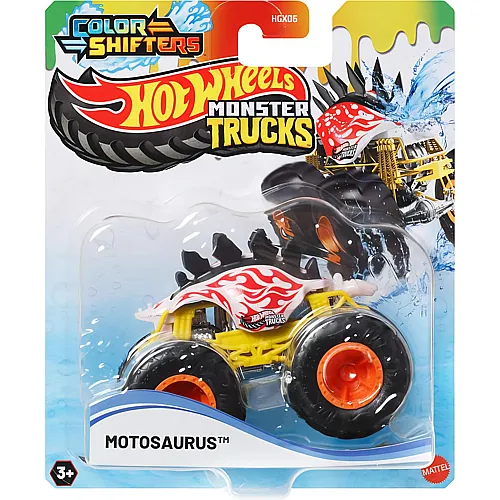 Hot Wheels Monster Trucks Color Shifters Motosaurus - 1:64