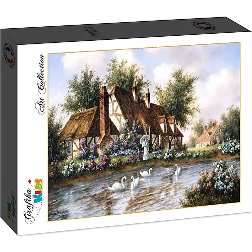 Grafika Puzzle Art Collection Dennis Lewan - Admiring The Swans - 104 Teile