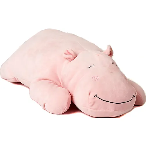 Unitoys Pl�sch-Kissen Nilpferd Rosa - 56 cm