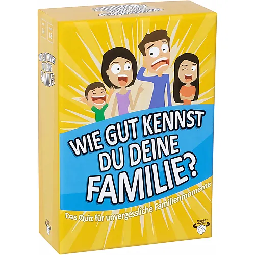 Moose Toys Wie gut kennst du Deine Familie?