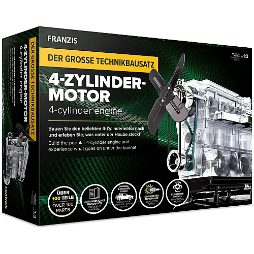 Franzis Der grosse Technikbausatz 4-Zylinder-Motor