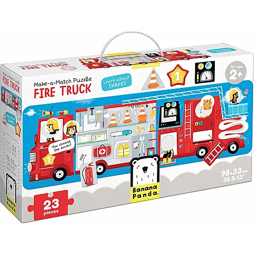 Banana Panda Make-a-Match Fire Truck (23Teile)