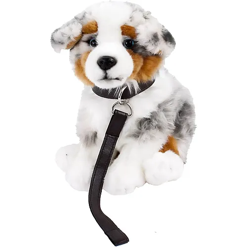 Australian Shepherd mit Leine 26cm
