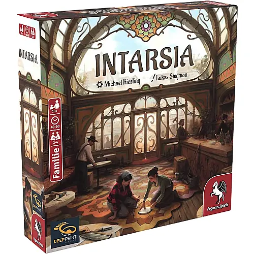 Pegasus Spiele Intarsia mit echten Holzelementen - Deutsch