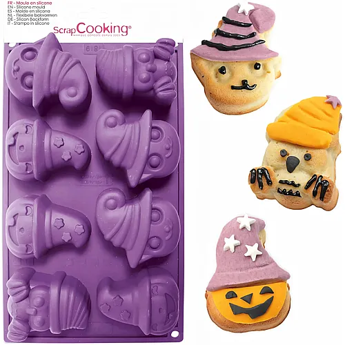 ScrapCooking Silikonbackform Halloween
