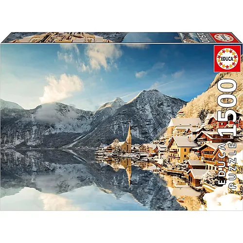 Winter in Hallstatt - 1500 Teile