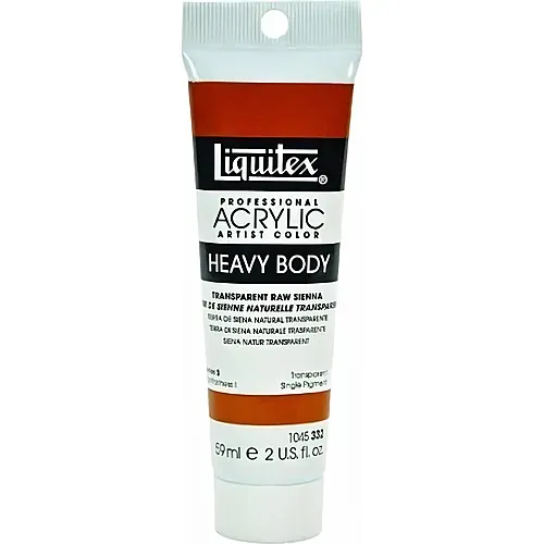 Liquitex Lqx Prof. Heavy Body Acrylfarbe 59ml Tube Siena Natur Transp