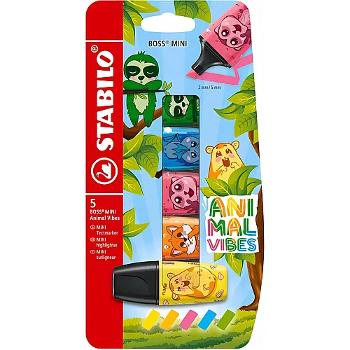 Stabilo BOSS MINI Animal 5er Etui