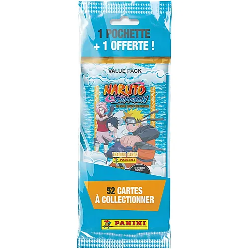 Panini Naruto Trading Cards Fat Pack 1 Tasche gekauft + 1 gratis dazu