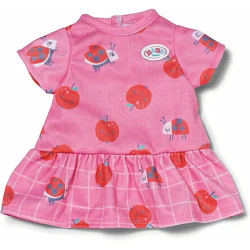 Puppenkleid mit �pfeln & Marienk�fern 36cm