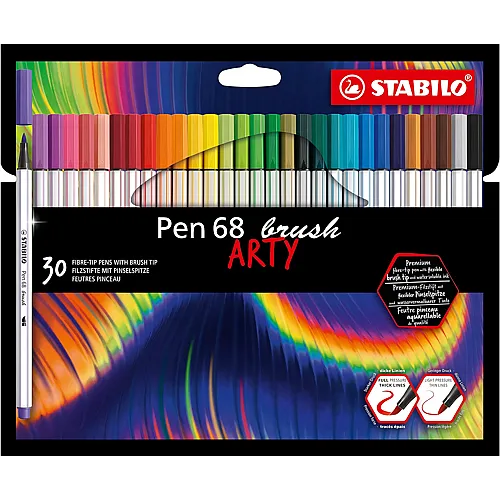 Premium-Filzstift mit Pinselspitze Pen 68 brush 30Teile