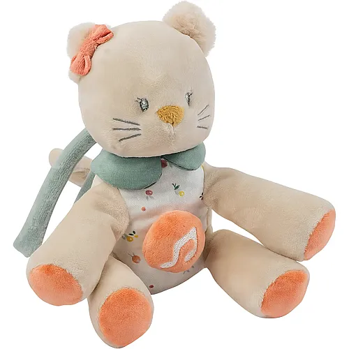Nattou Aktiv-Kuscheltier Katze Lana mit Musik - 23 cm