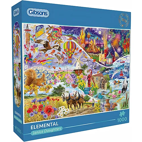 Gibsons Puzzle Janice Daughters Elemental - 1000 Teile
