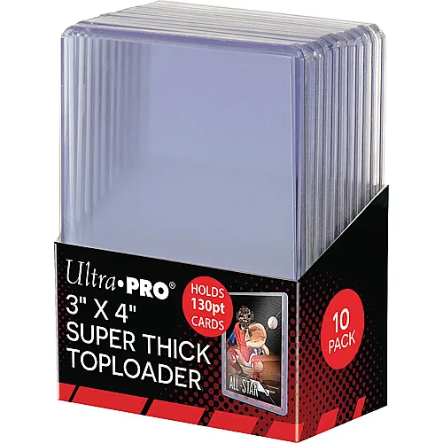 Ultra Pro Toploader Super Thick 130pt - 10 Teile