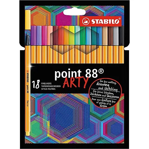 Fineliner point 88 18Teile