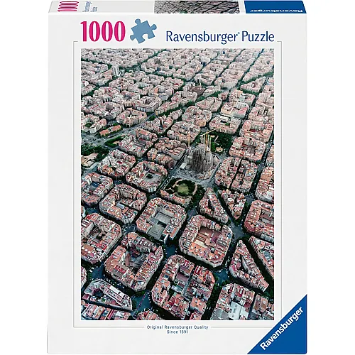 Ravensburger Puzzle Barcelona von Oben - 1000 Teile