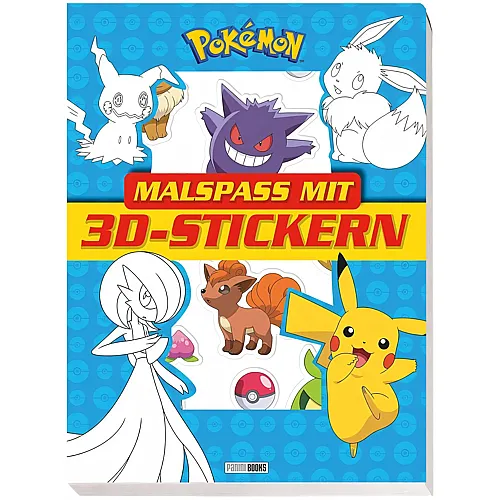 Panini Pok�mon: Malspa� mit 3D-Stickern