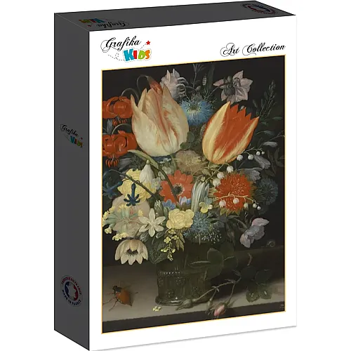 Grafika Puzzle Art Collection Peter Binoit Grafika Kids Still Life with Tulips, 1623 - 12 Teile