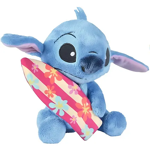 Simba Pl�sch Lilo & Stitch Stitch mit Surfbrett (25cm)