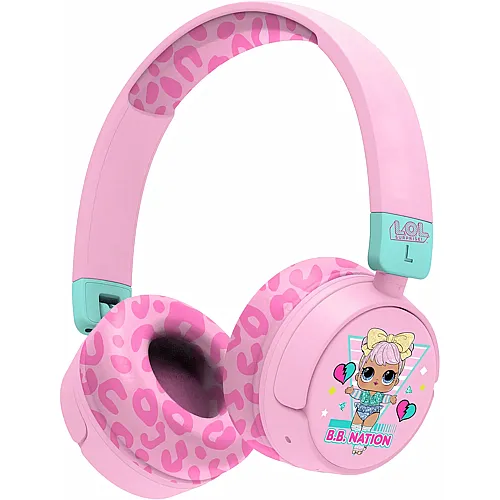 OTL Technologies LOL Surprise Kinder-Kopfh�rer mit Lautst�rkeregler und Audio-Sharing-Kabel