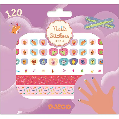 Djeco Nagelsticker Geburtstag