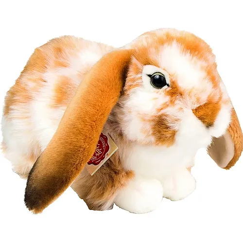 Teddy-Hermann Hase gescheckt Hellbraun/Weiss - 30 cm