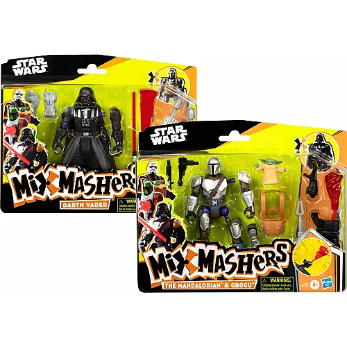 Hasbro Mixmashers Star Wars Deluxe ass. 2-fach ass., Figur ca. 14 cm, 6-8 Zubeh�rteile, ab 4 Jahren