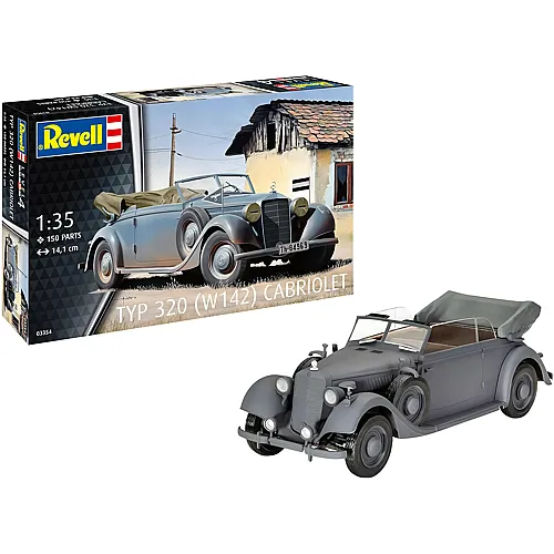 Revell Modellbausatz Typ 320 (W142) Cabriolet - 150 Teile