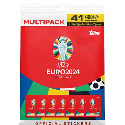 Topps Euro 2024 Sticker Multipack