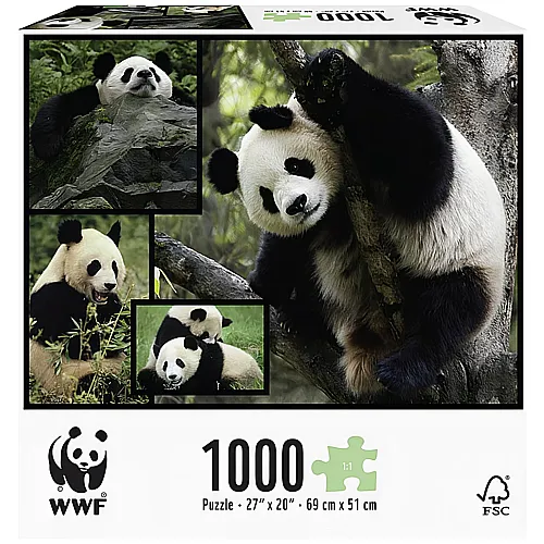Ambassador Puzzle WWF Panda (1000Teile)