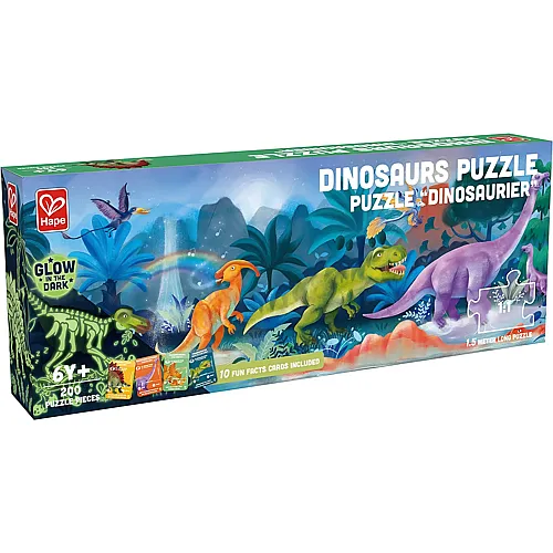 Dinosaurier Glow in the Dark 200Teile