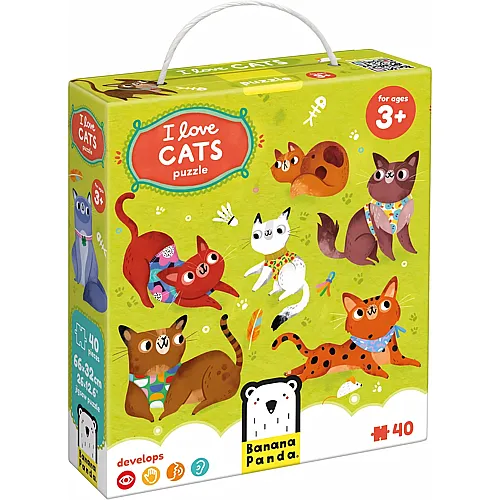 Ich liebe Katzen 40Teile