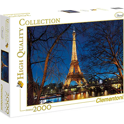 Clementoni Puzzle High Quality Collection Paris Eiffelturm (2000Teile)