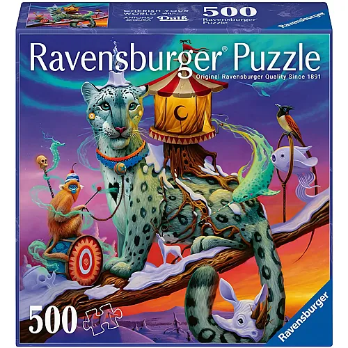 Ravensburger Boreal 500 Teile Puzzle | Mystische Tierwelt Kunst von Dulk | Eco-Conscious Imagery | Premium Qualit�t